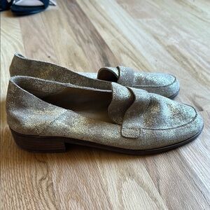 Gold Loafers for Women